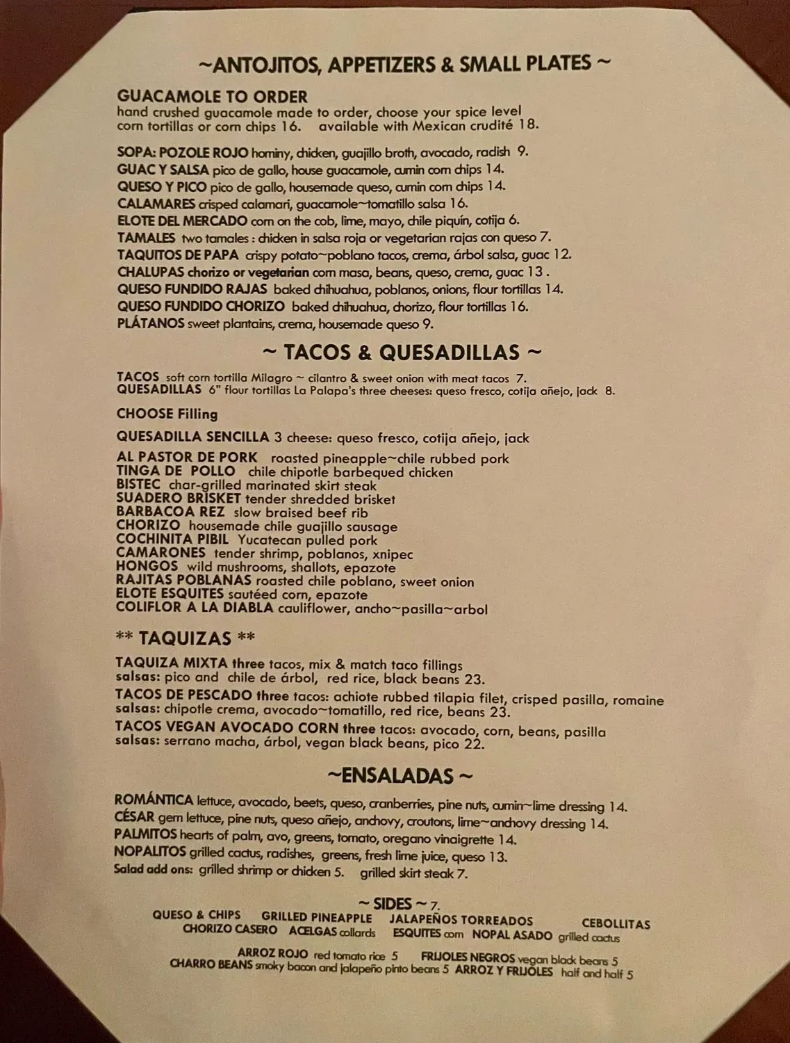 Menu 2