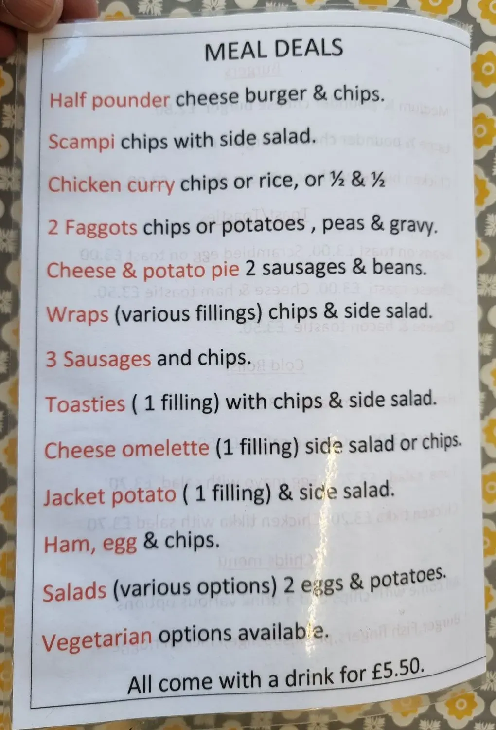 Menu 2