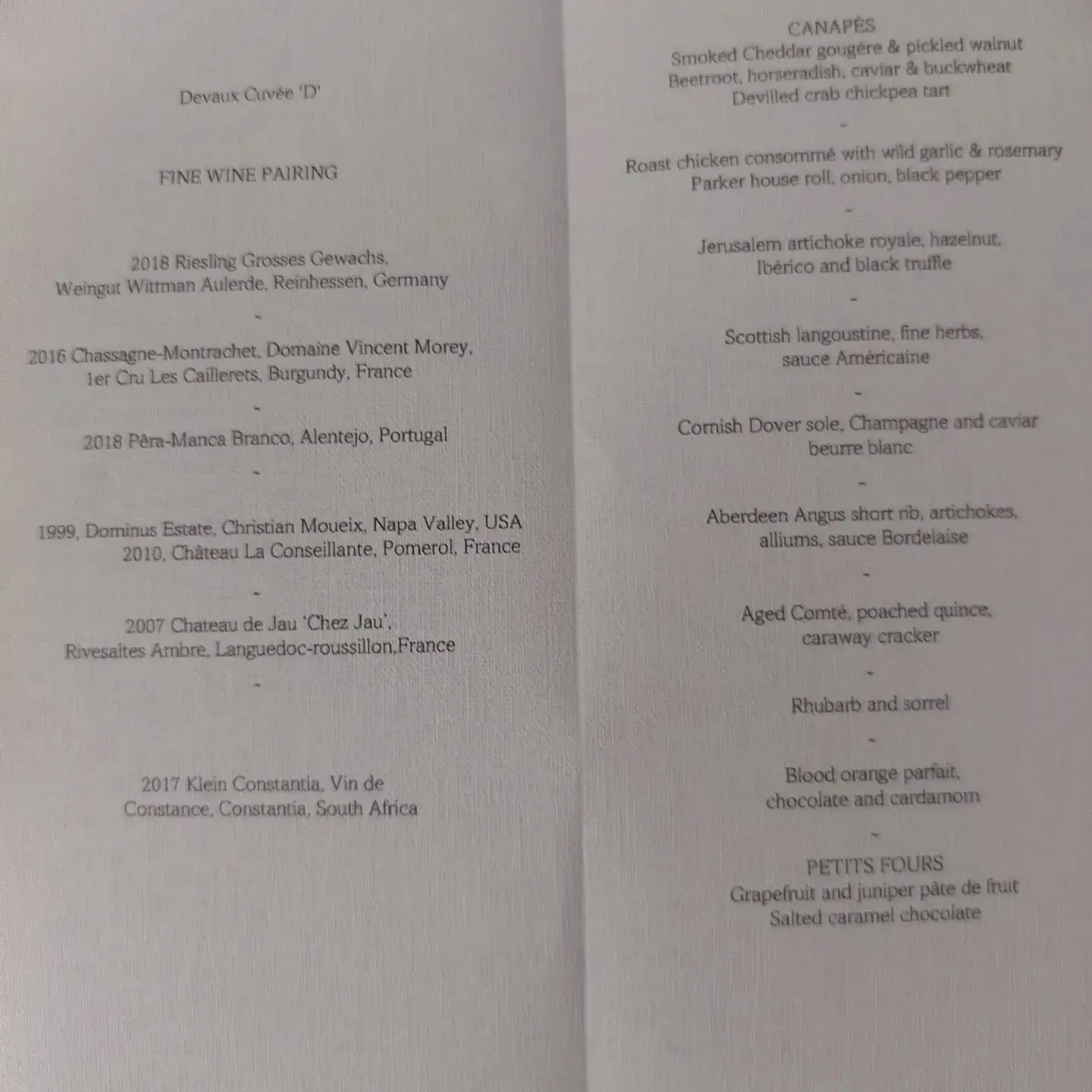 Menu 2