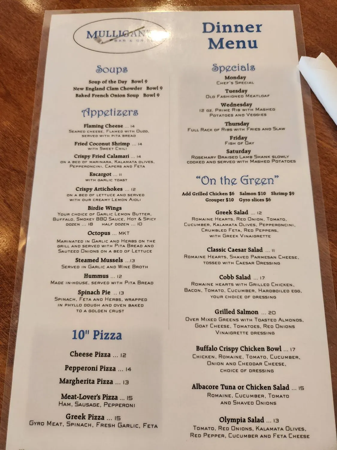 Menu 3