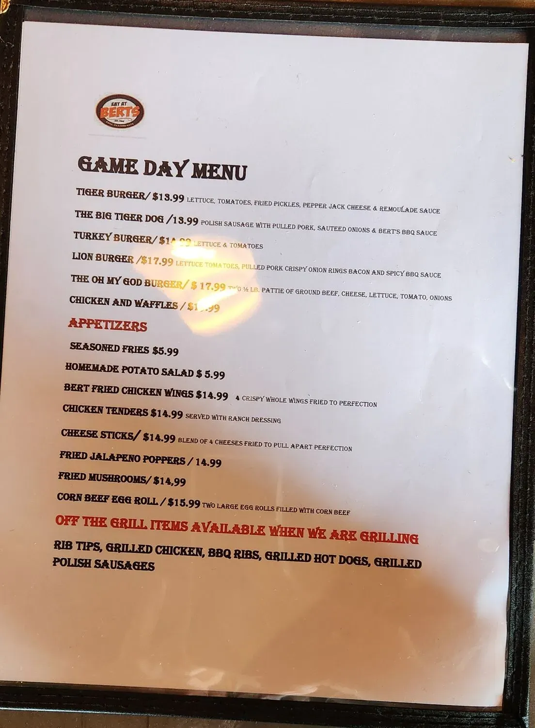 Menu 4