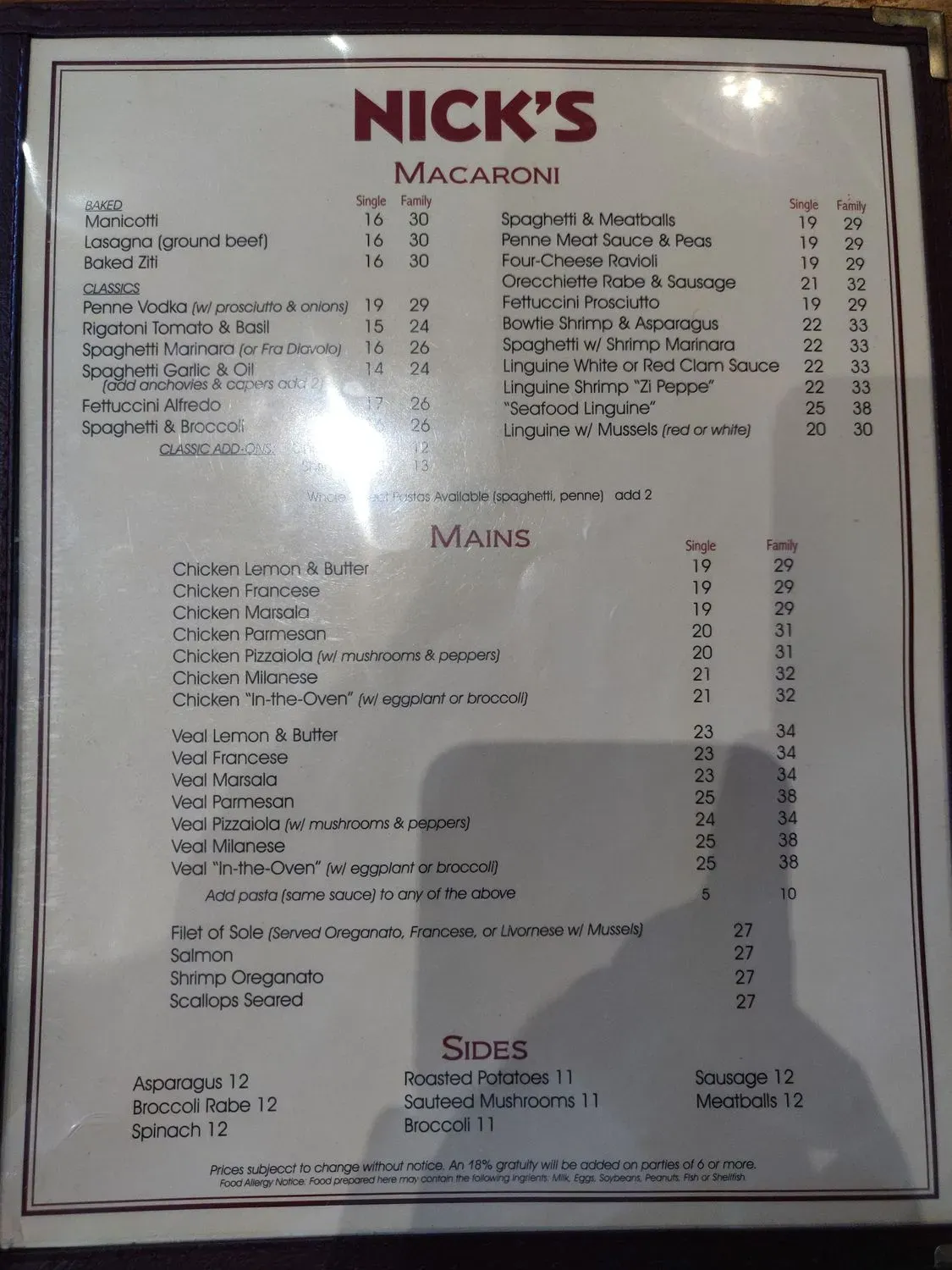 Menu 2