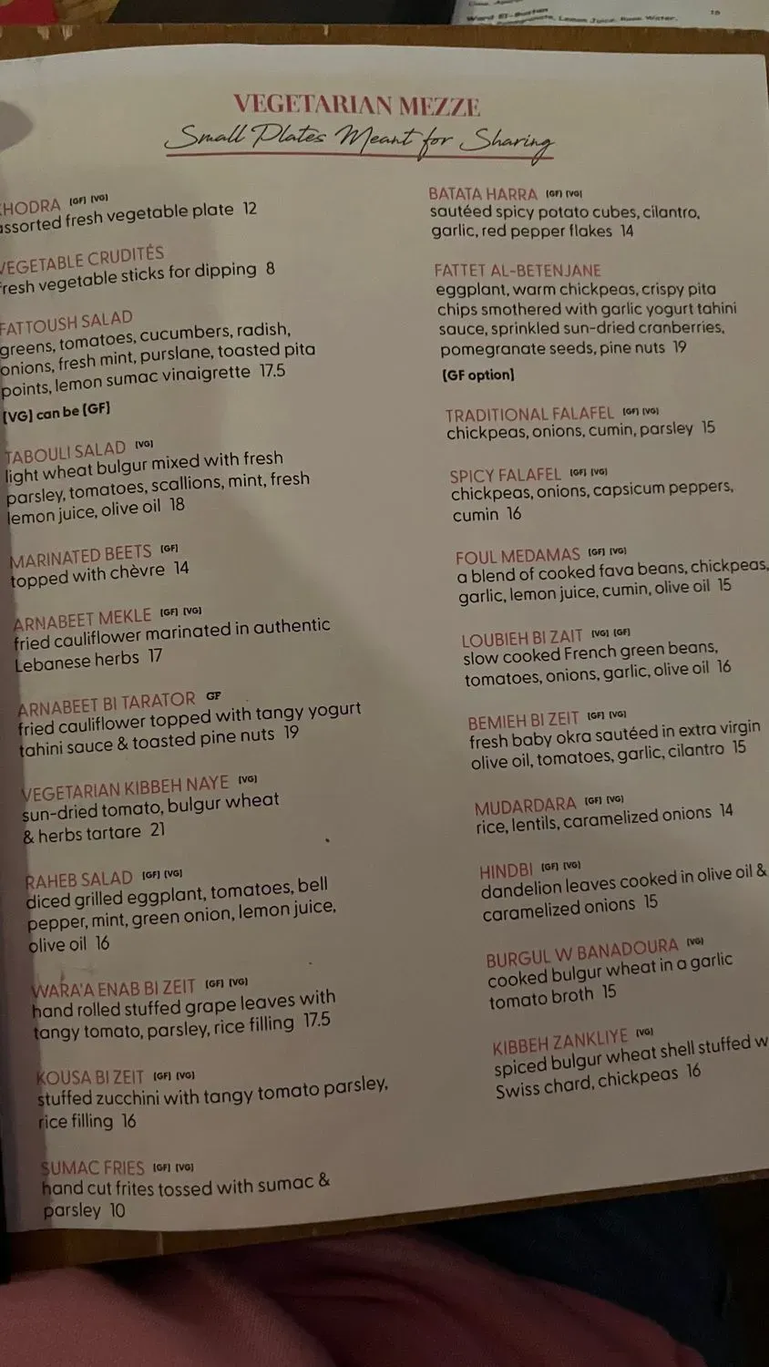 Menu 5