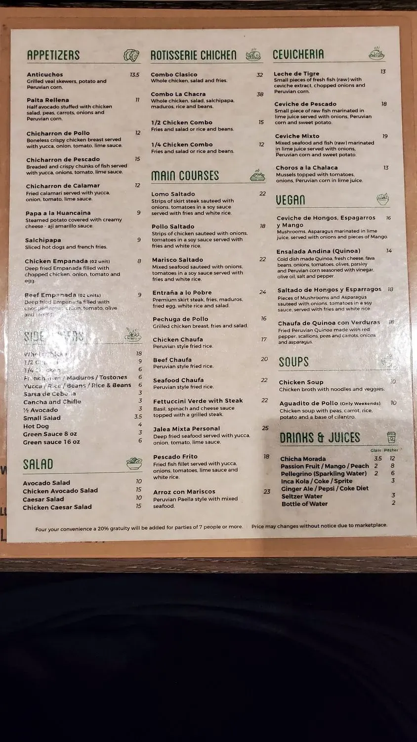 Menu 2