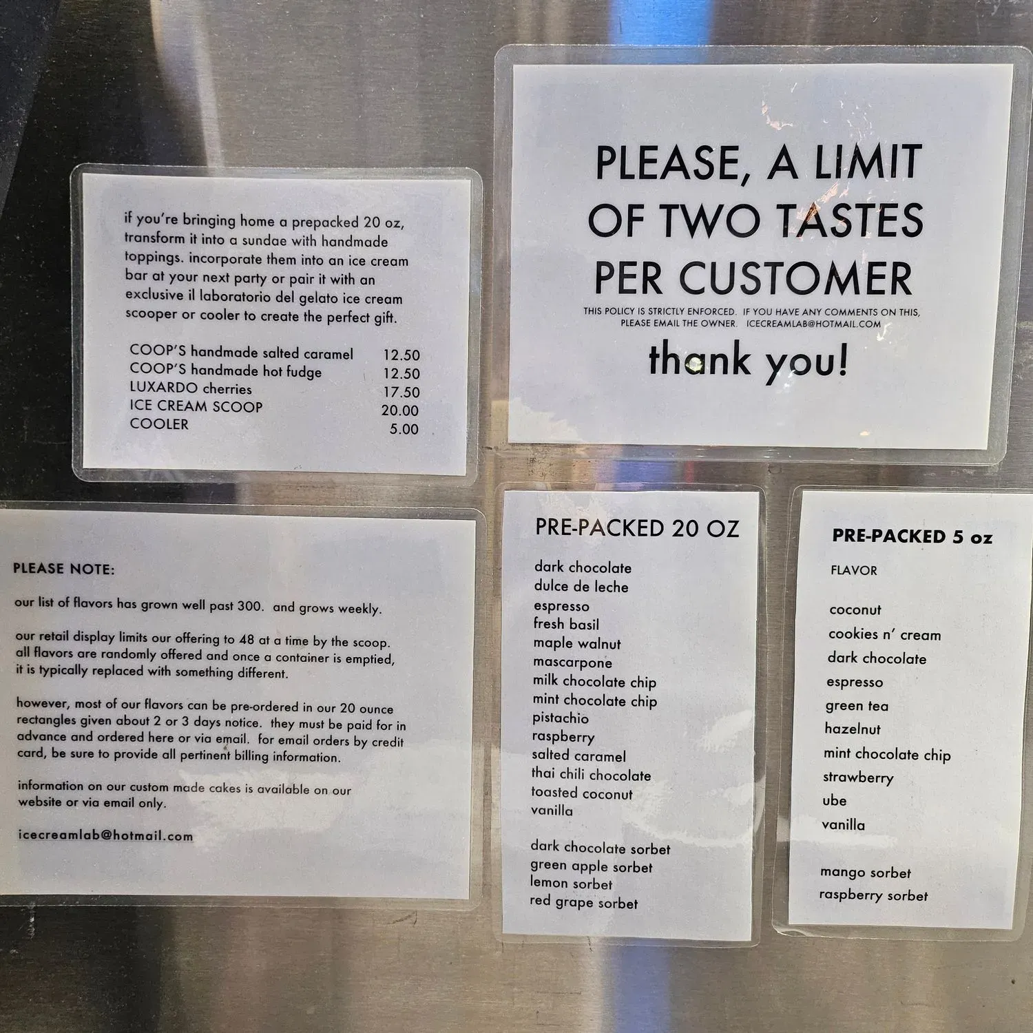 Menu 5