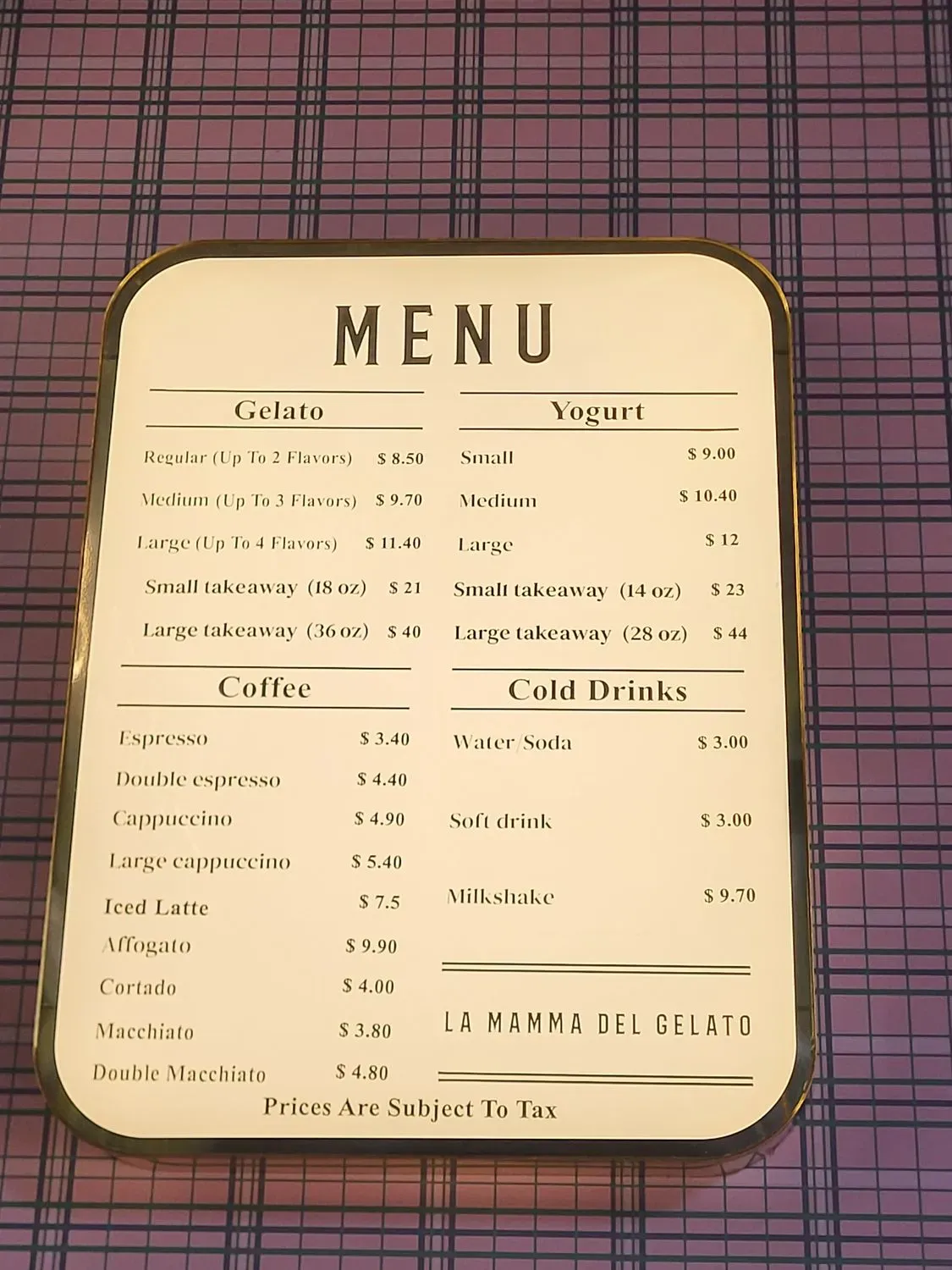 Menu 2