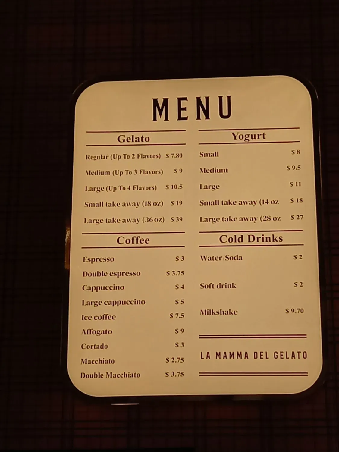 Menu 6