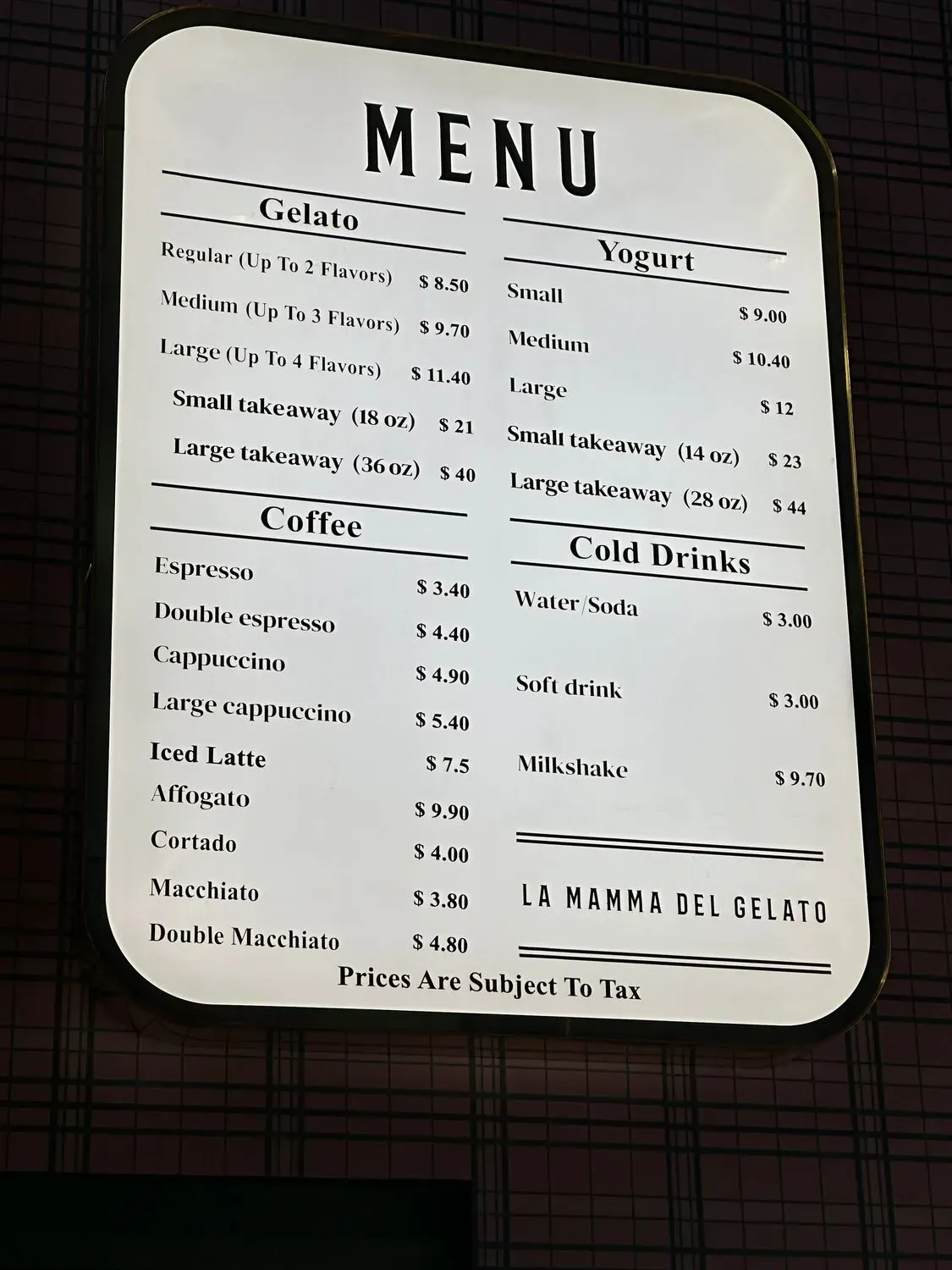 Menu 5