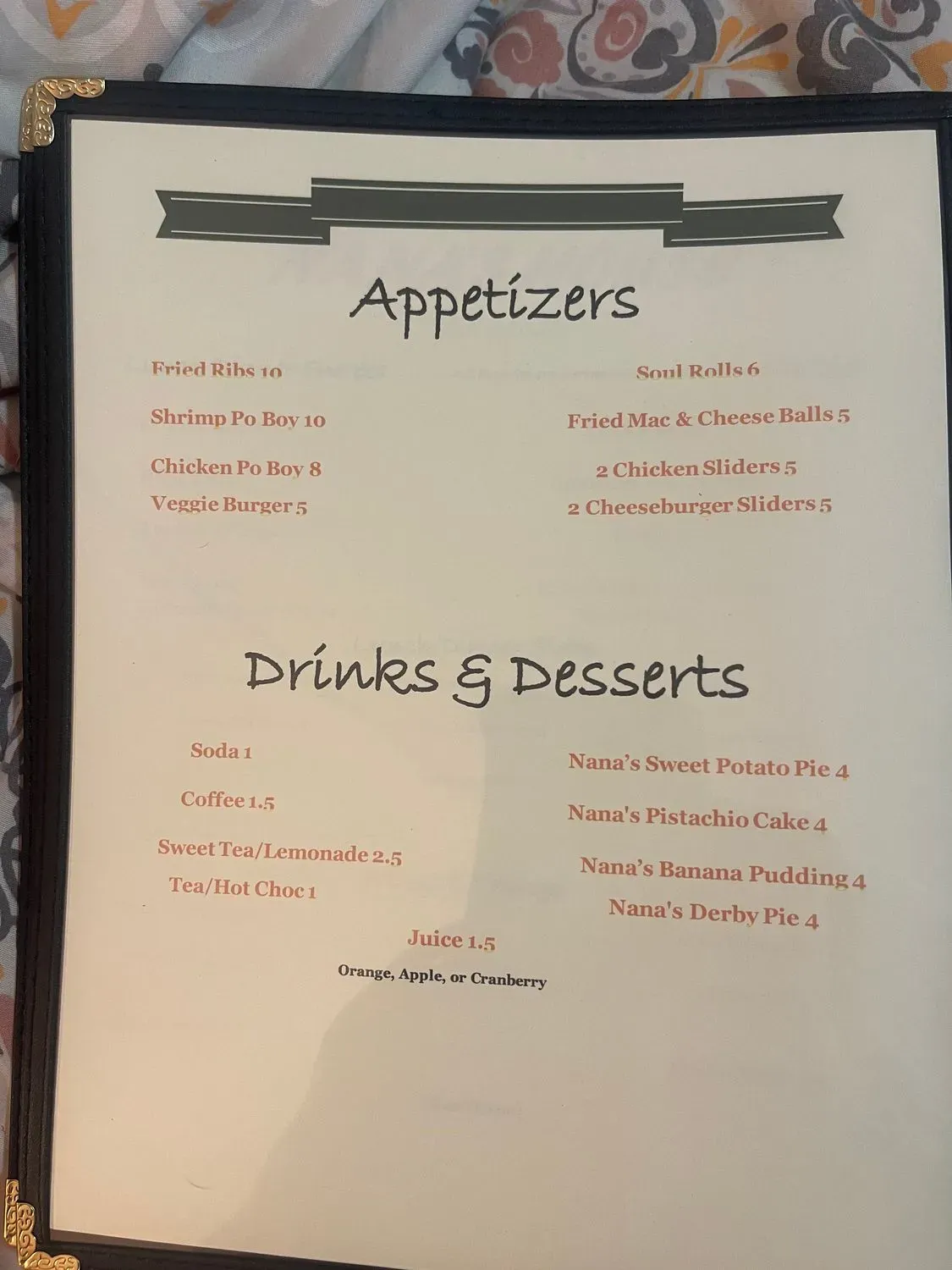 Menu 3