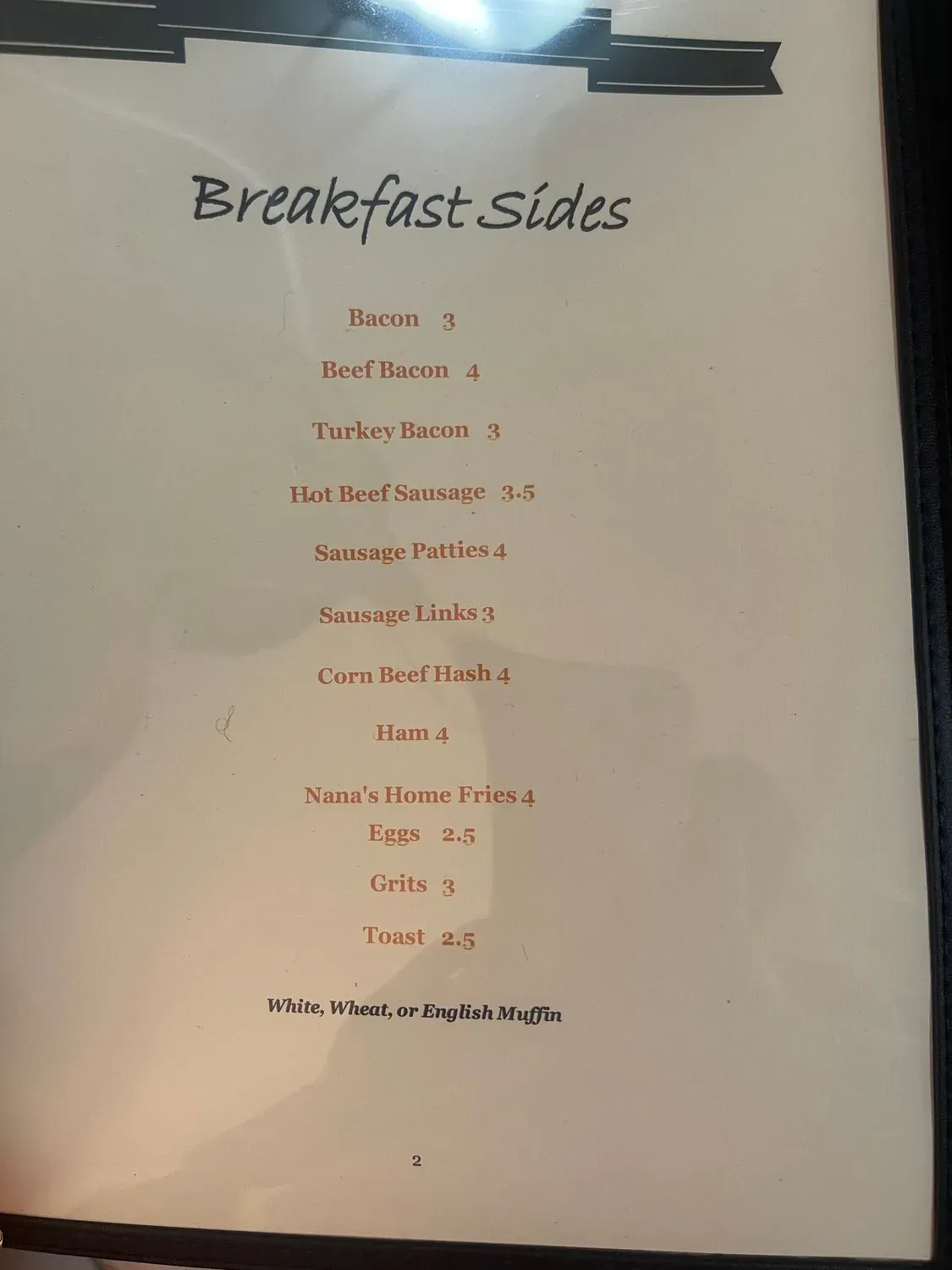 Menu 4