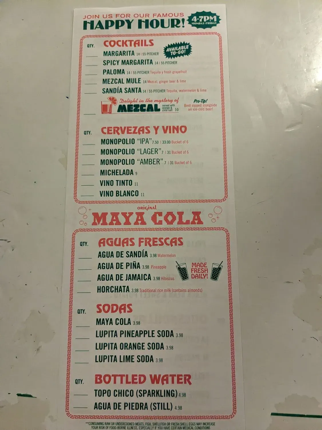 Menu 3