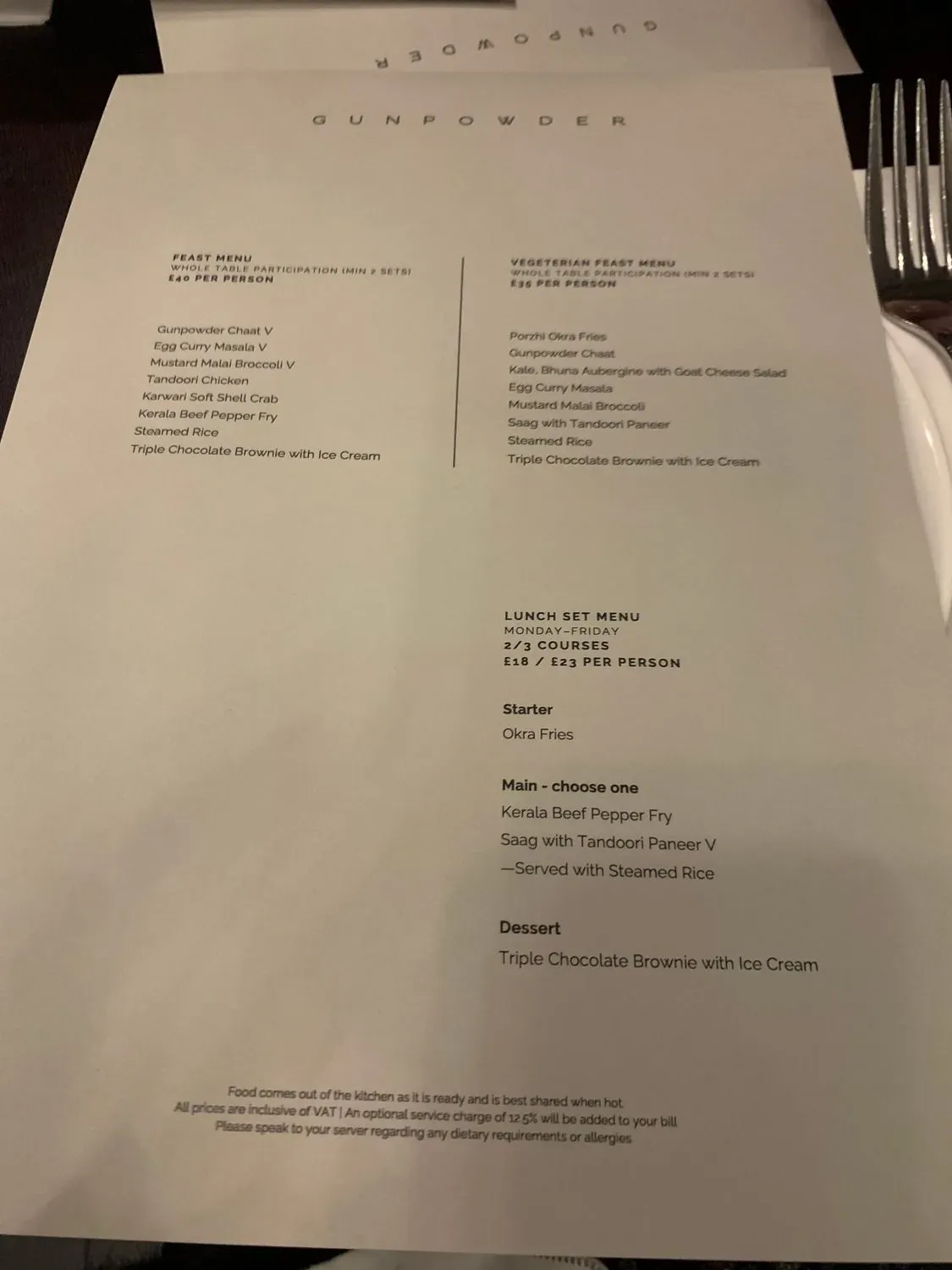 Menu 6