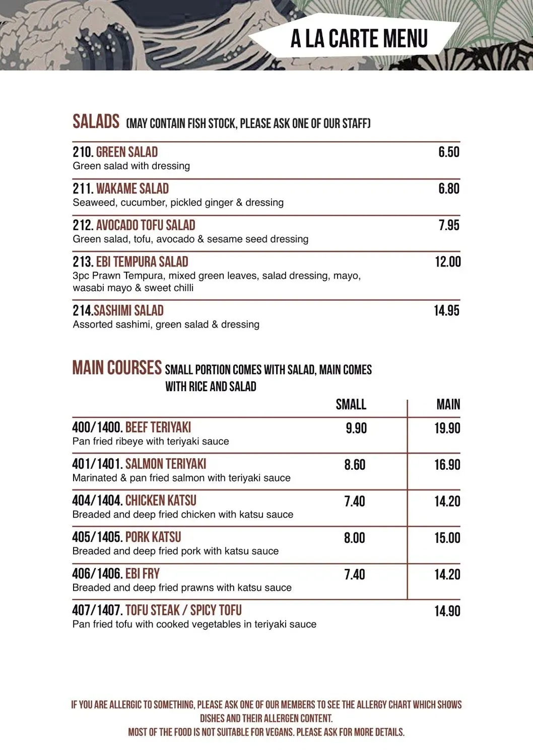 Menu 3