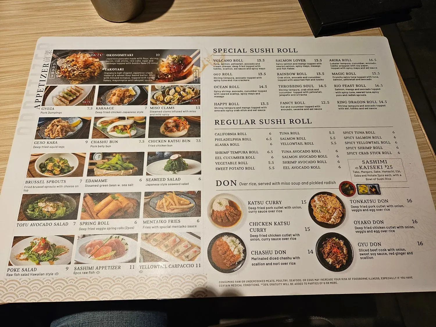 Menu 5