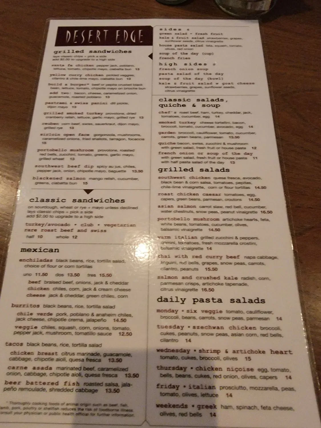 Menu 6