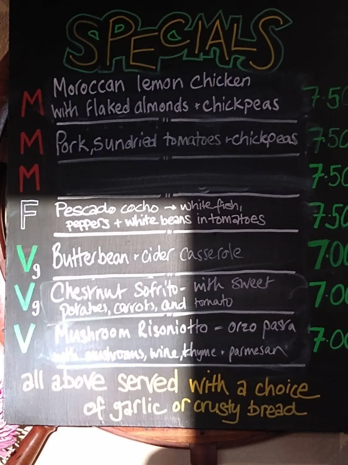 Menu 2