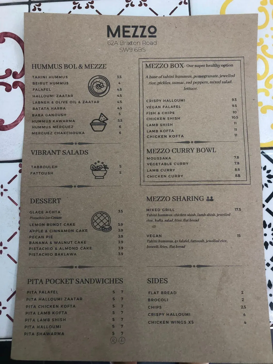 Menu 2