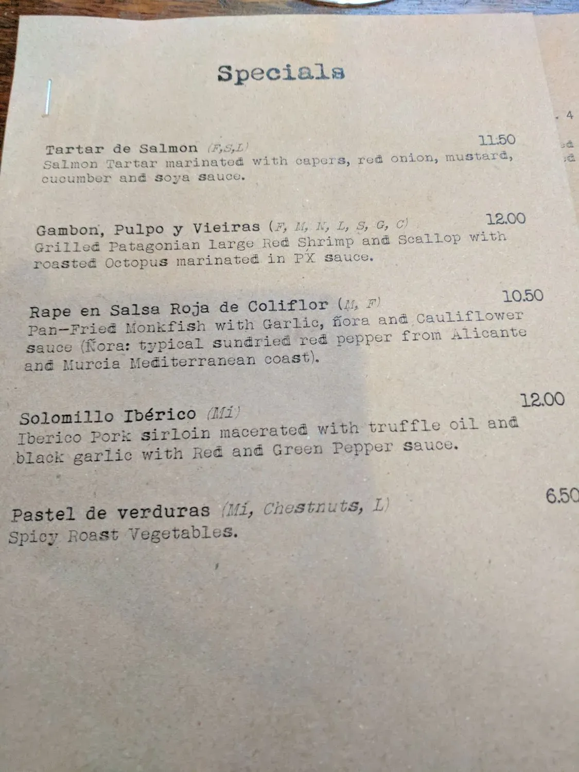 Menu 2