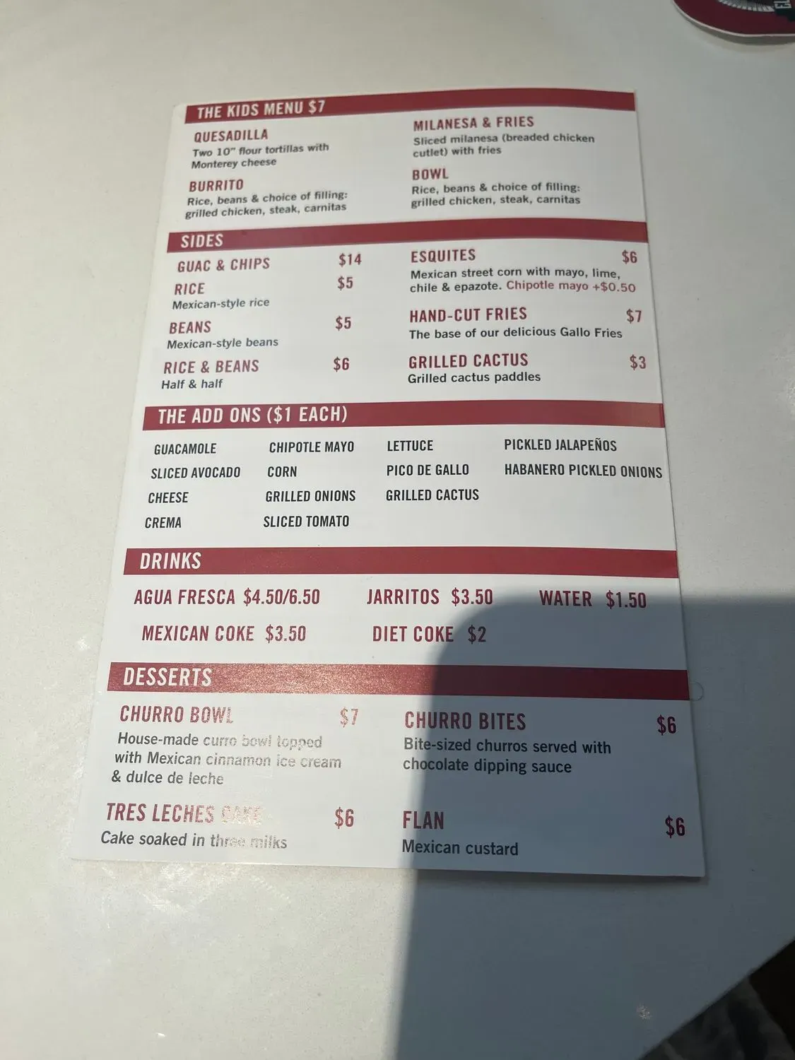 Menu 6