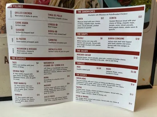 Menu 2