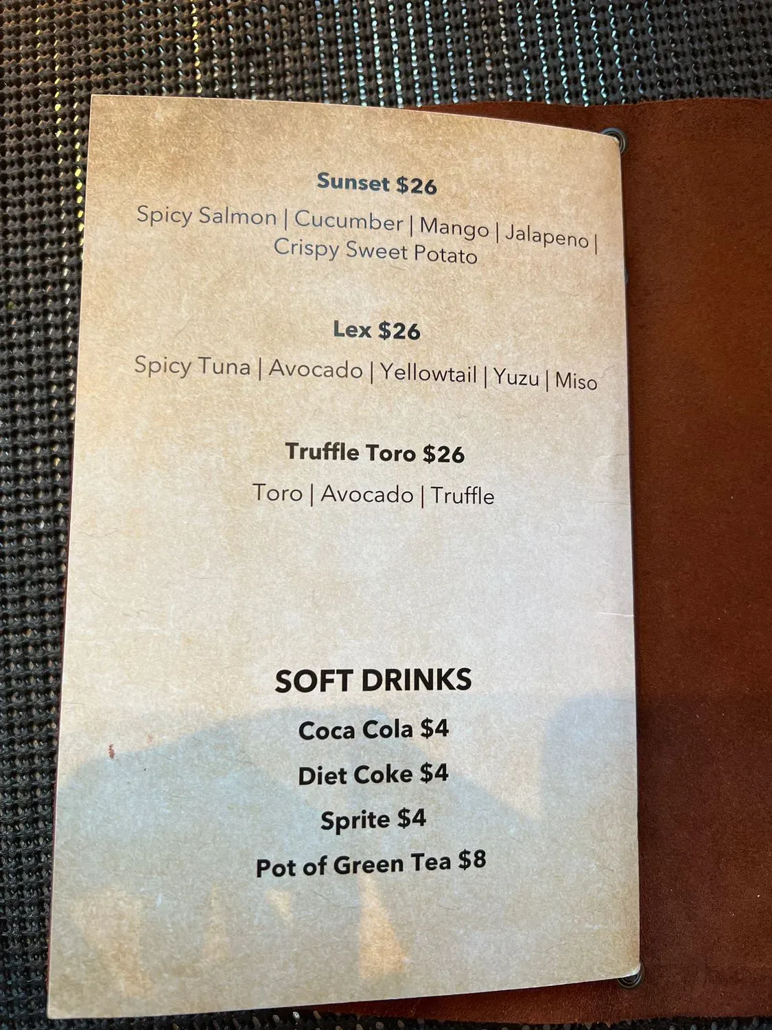 Menu 3