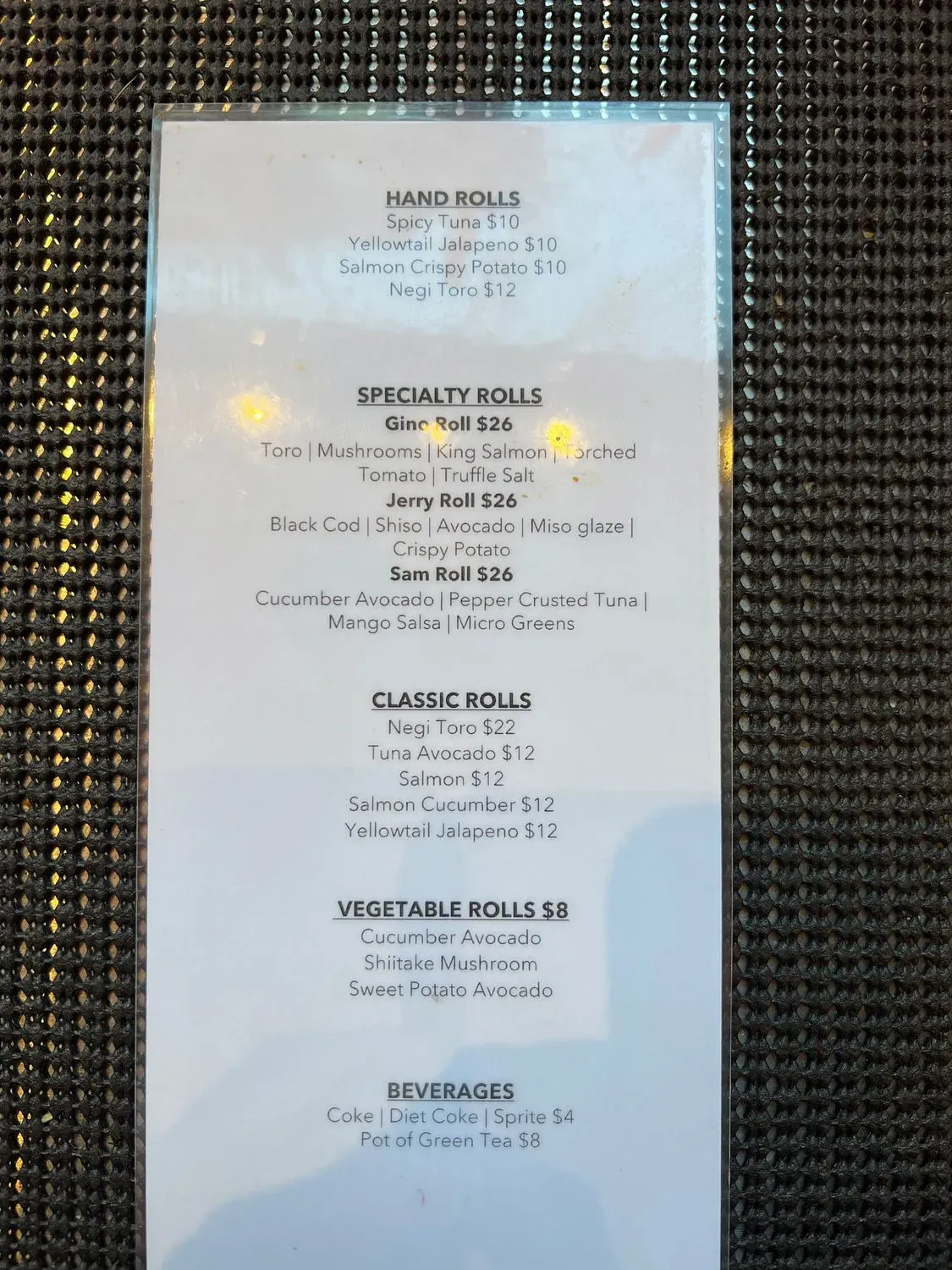 Menu 4