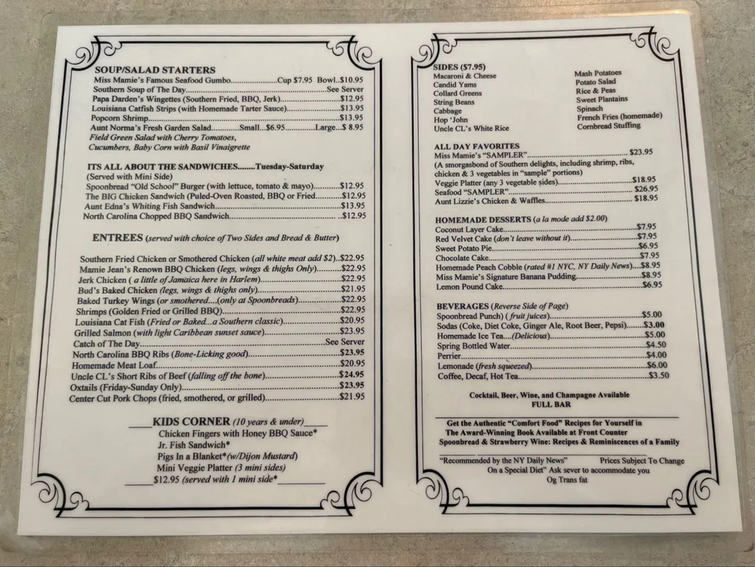 Menu 3