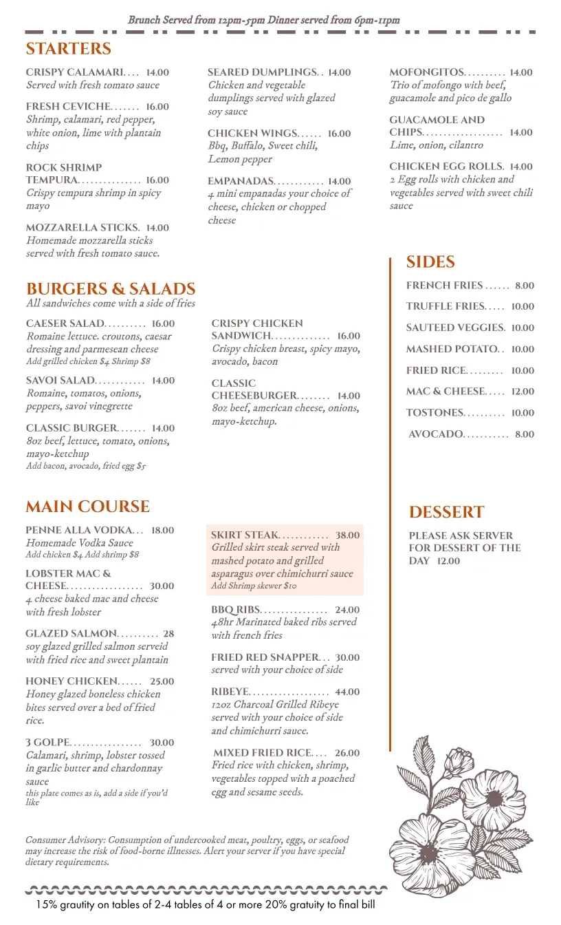 Menu 4