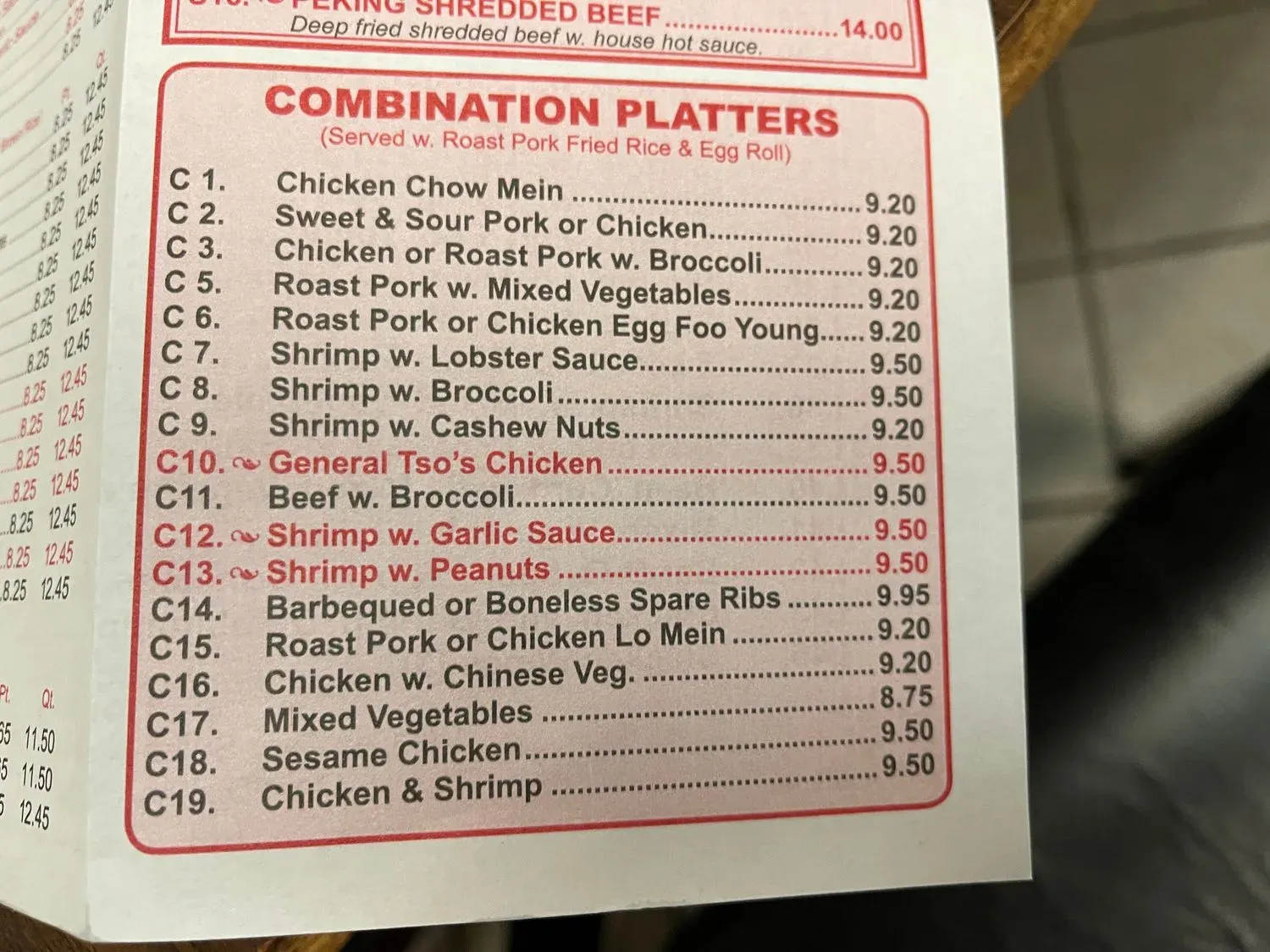 Menu 3