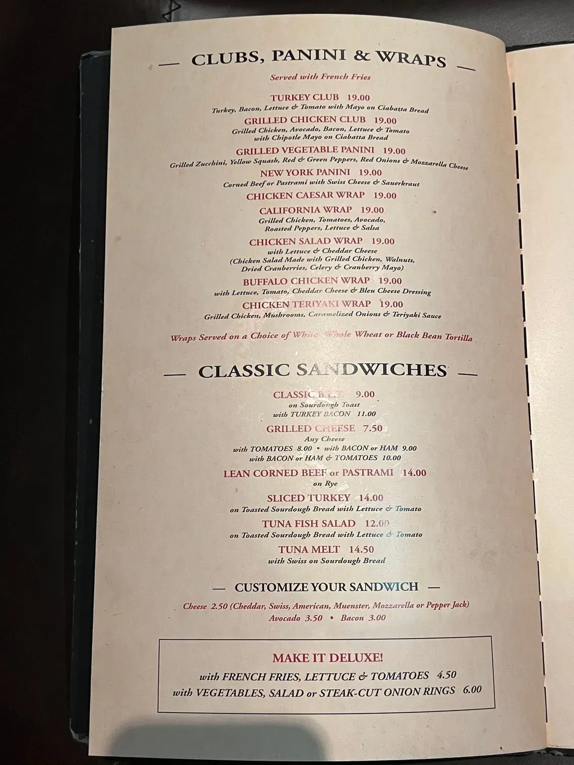 Menu 5