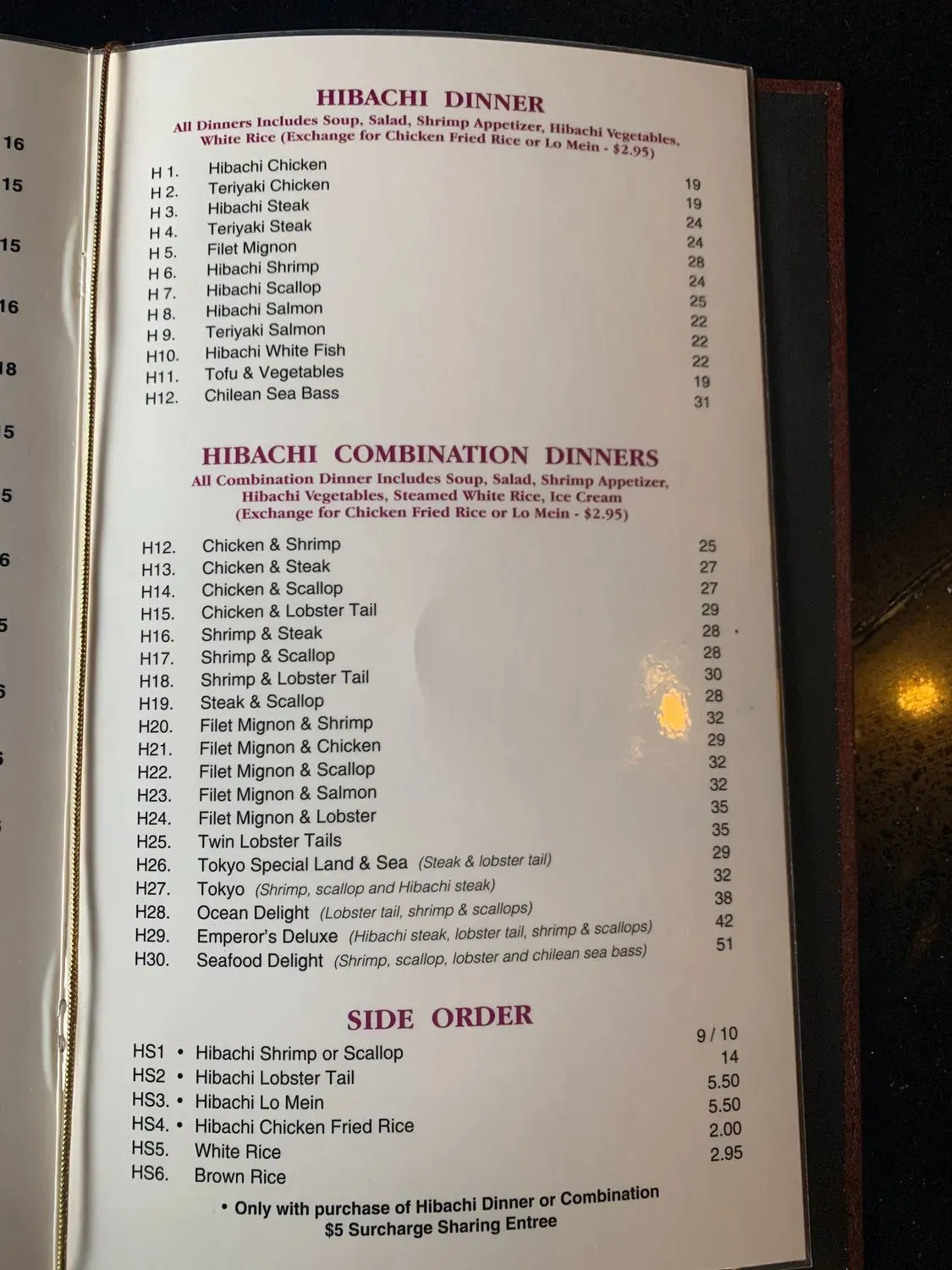 Menu 2