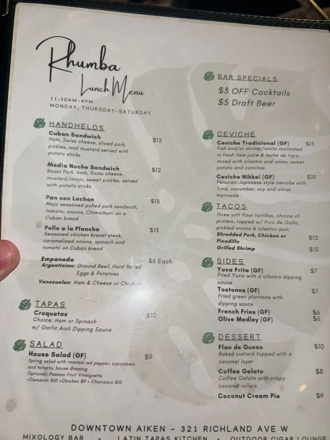 Menu 4