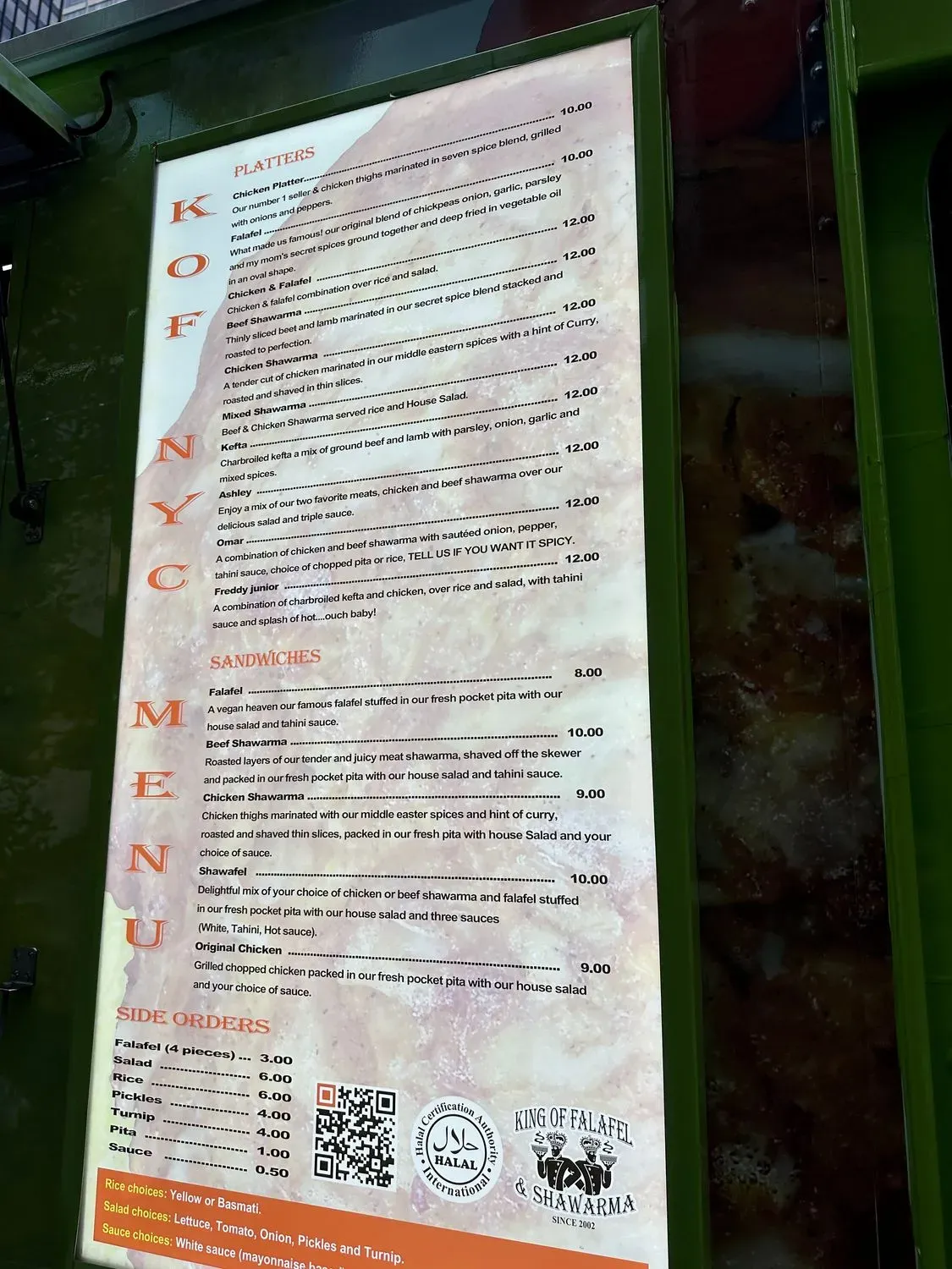 Menu 3