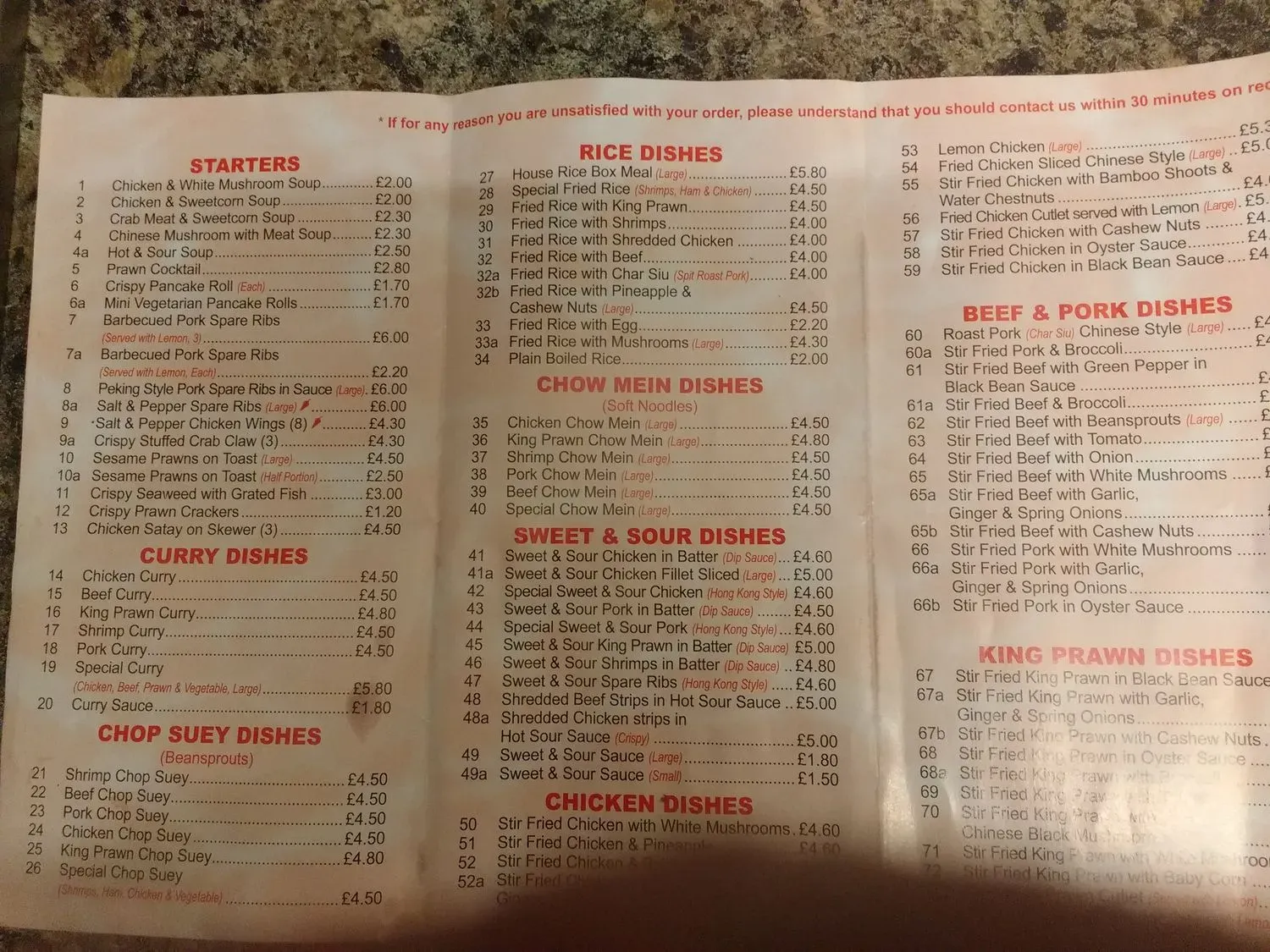 Menu 2