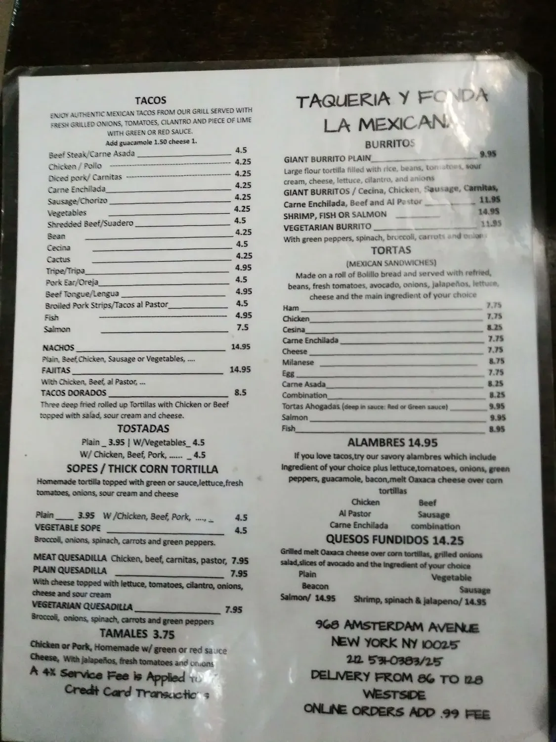 Menu 3