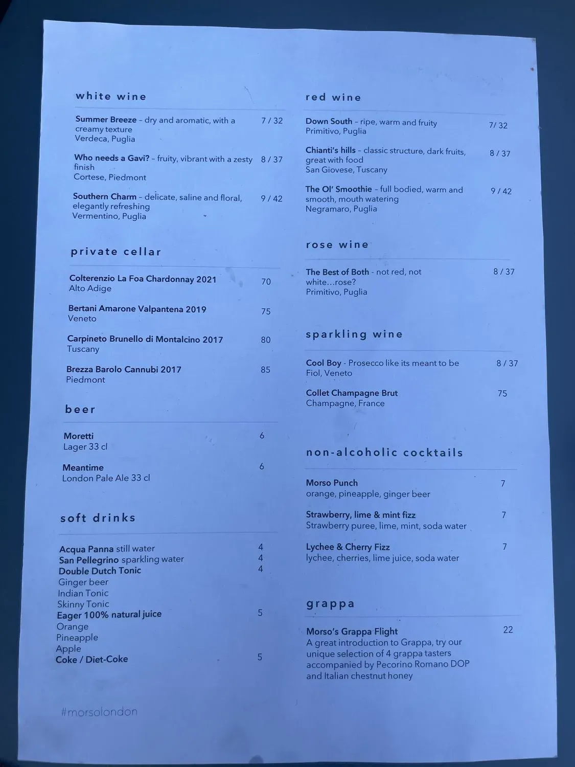 Menu 2