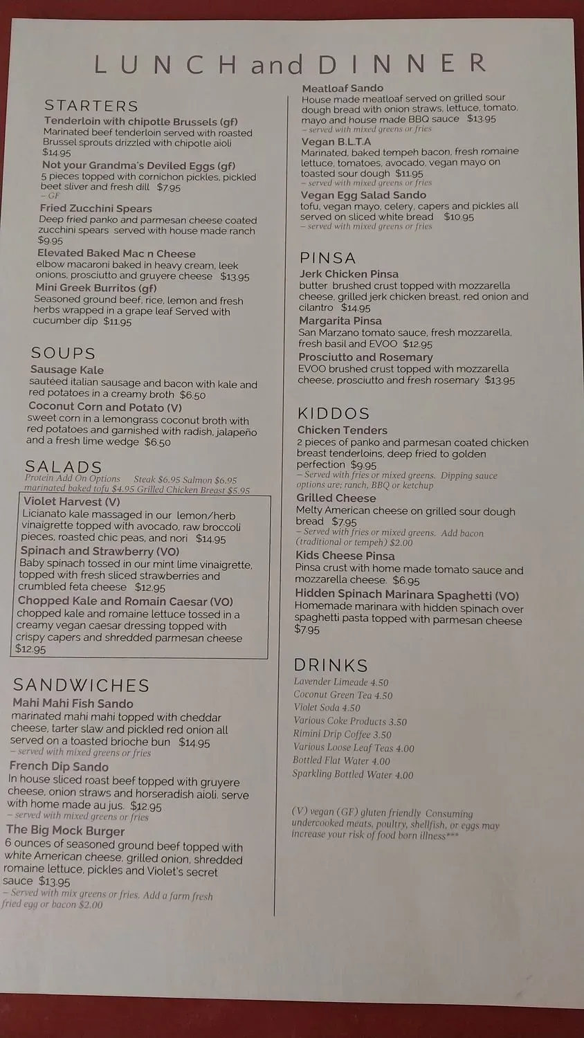 Menu 2