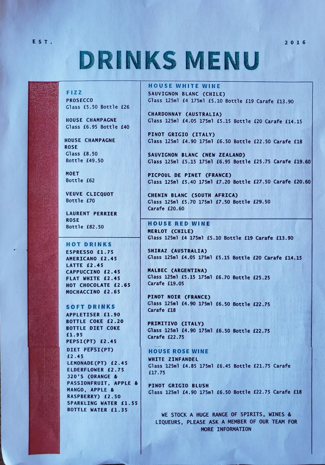 Menu 2