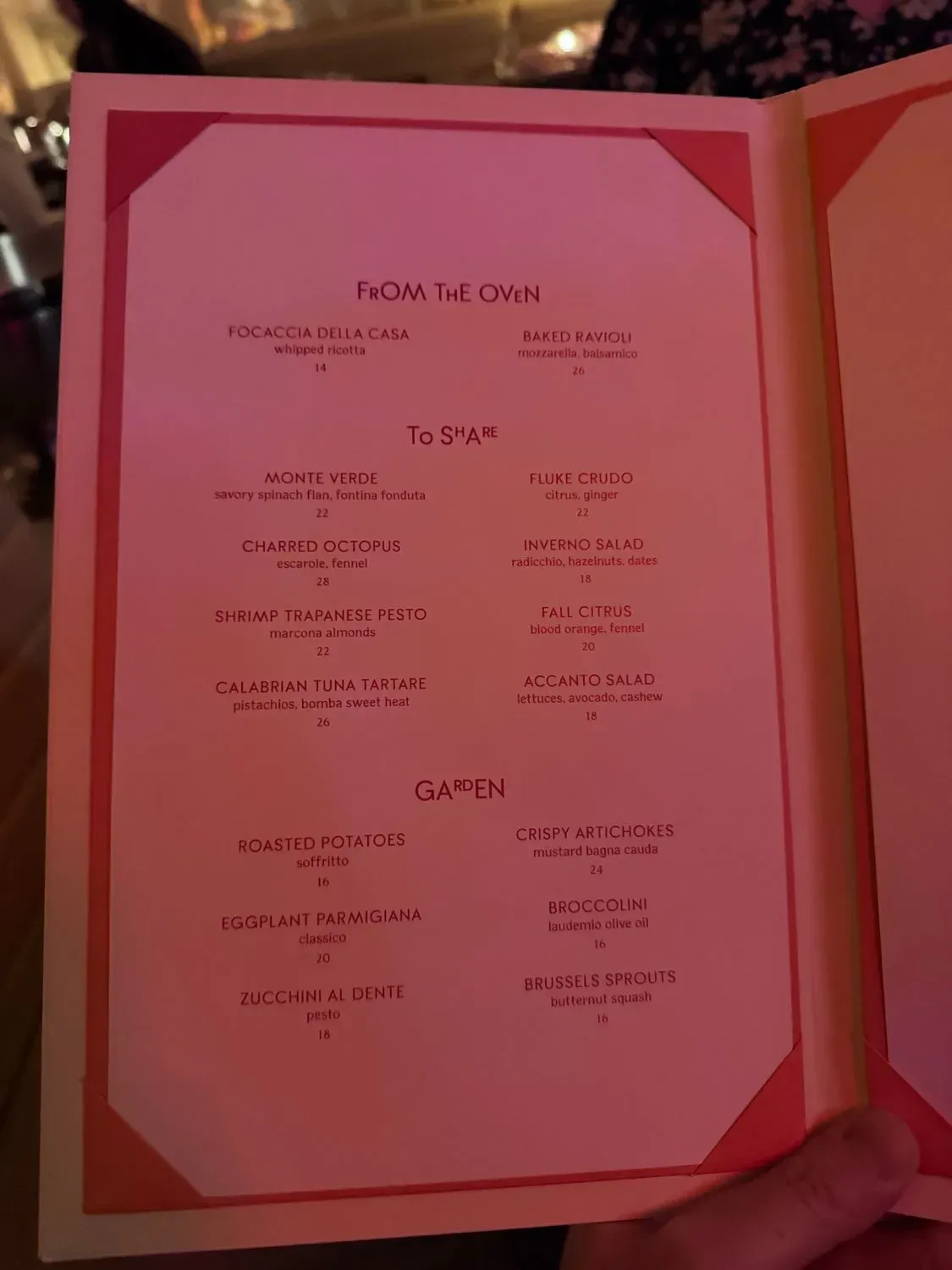 Menu 6