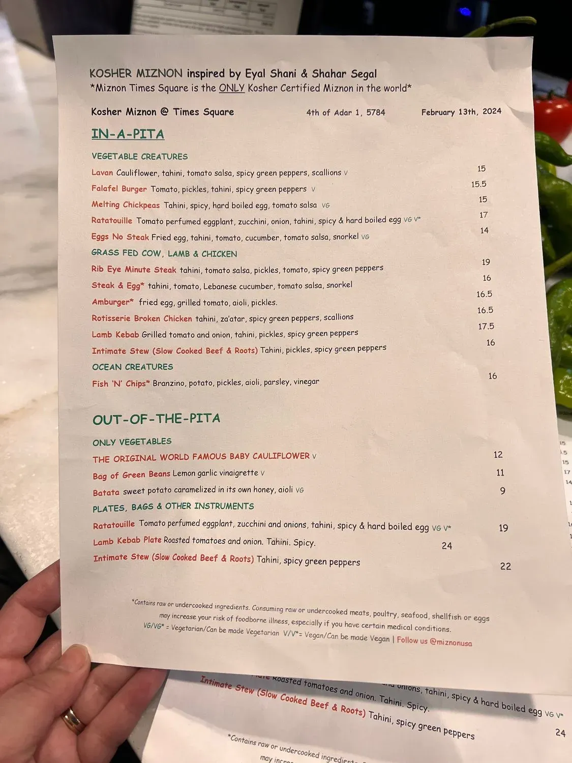 Menu 4