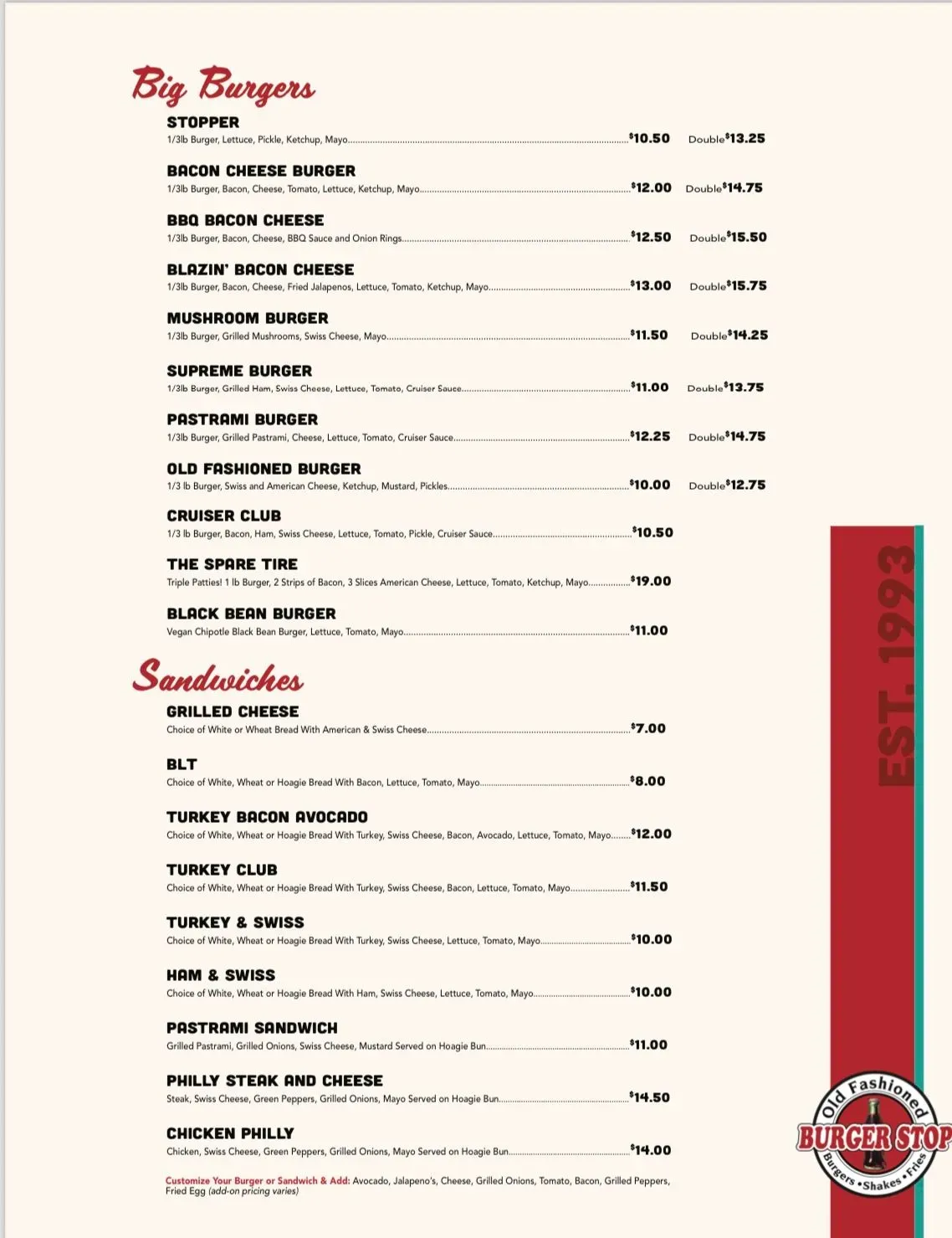 Menu 2