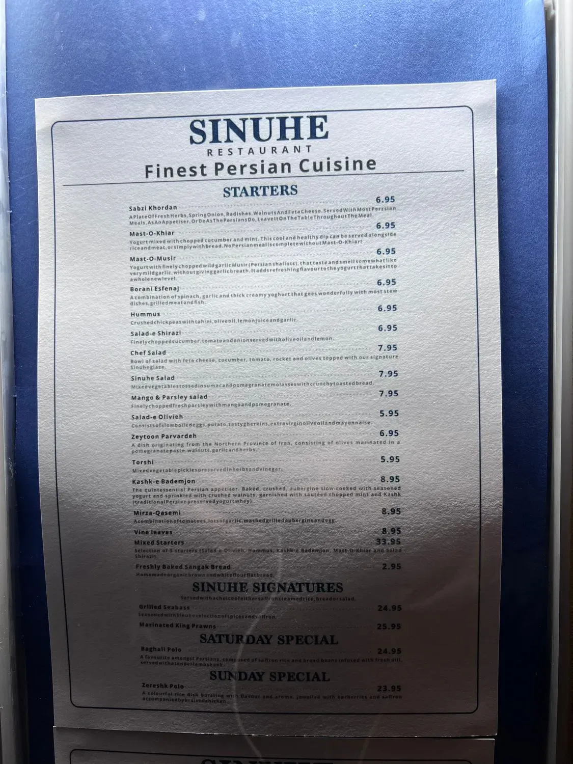 Menu 2