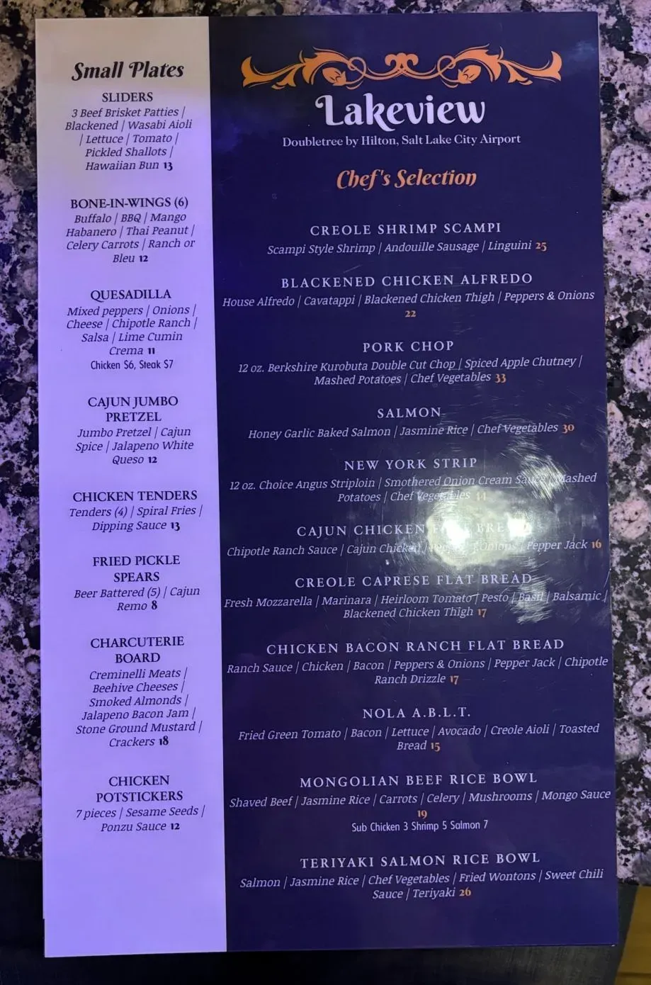 Menu 3