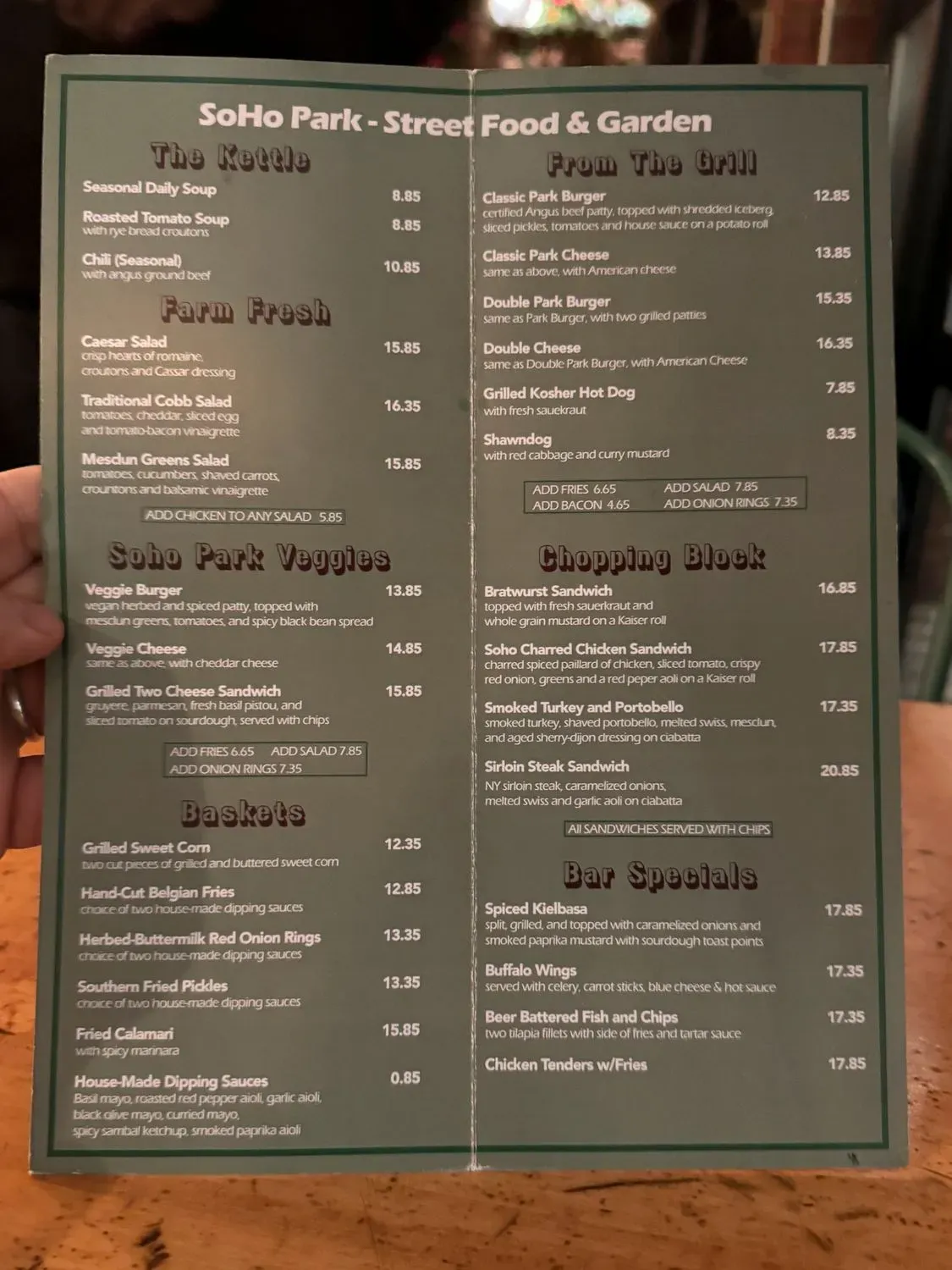 Menu 5