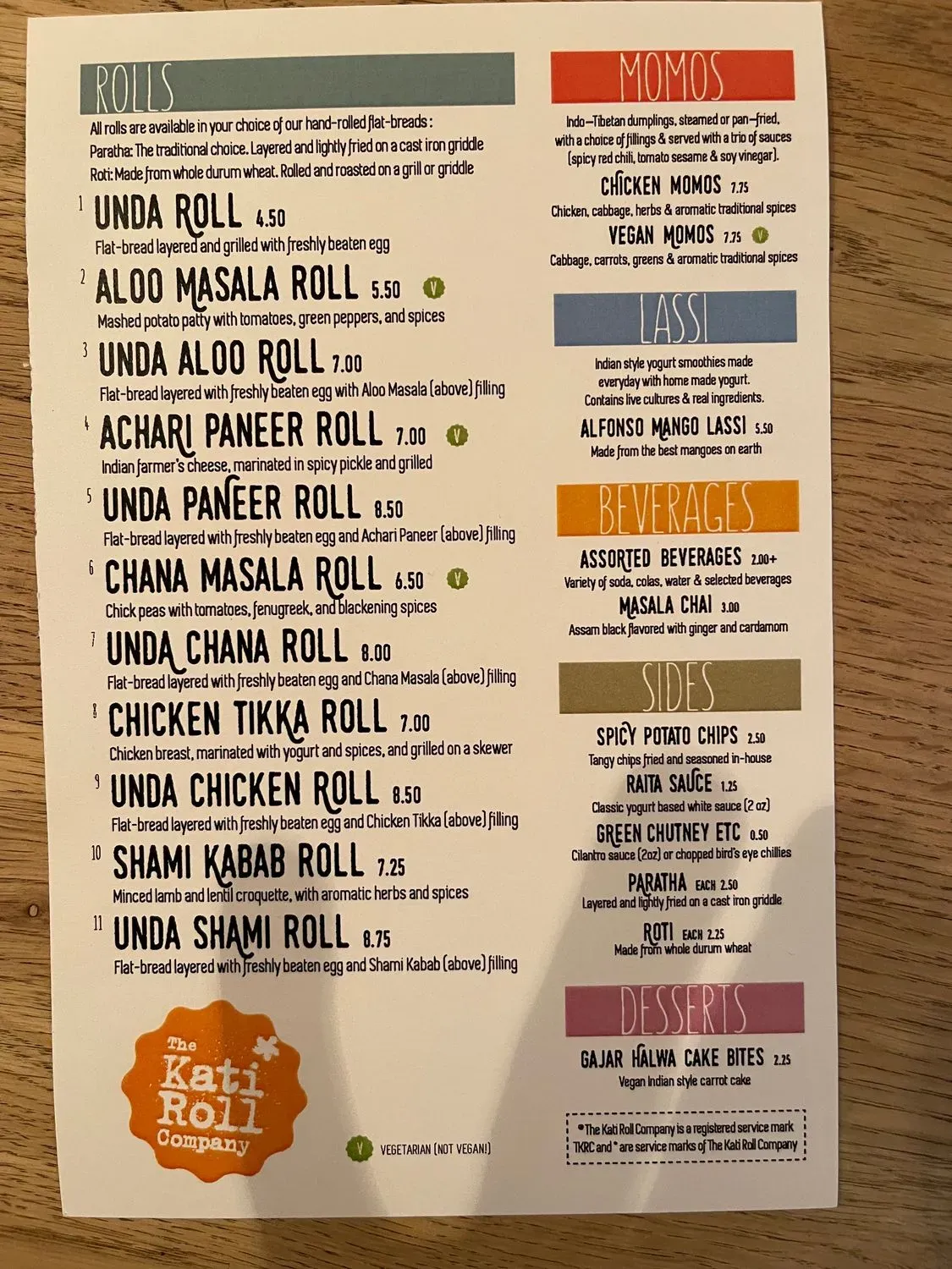 Menu 2