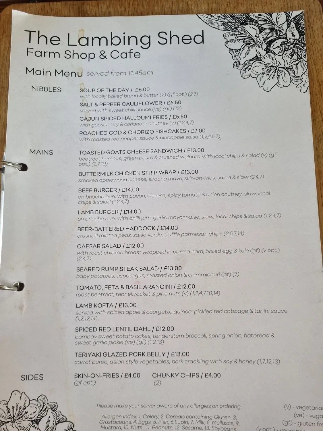 Menu 3