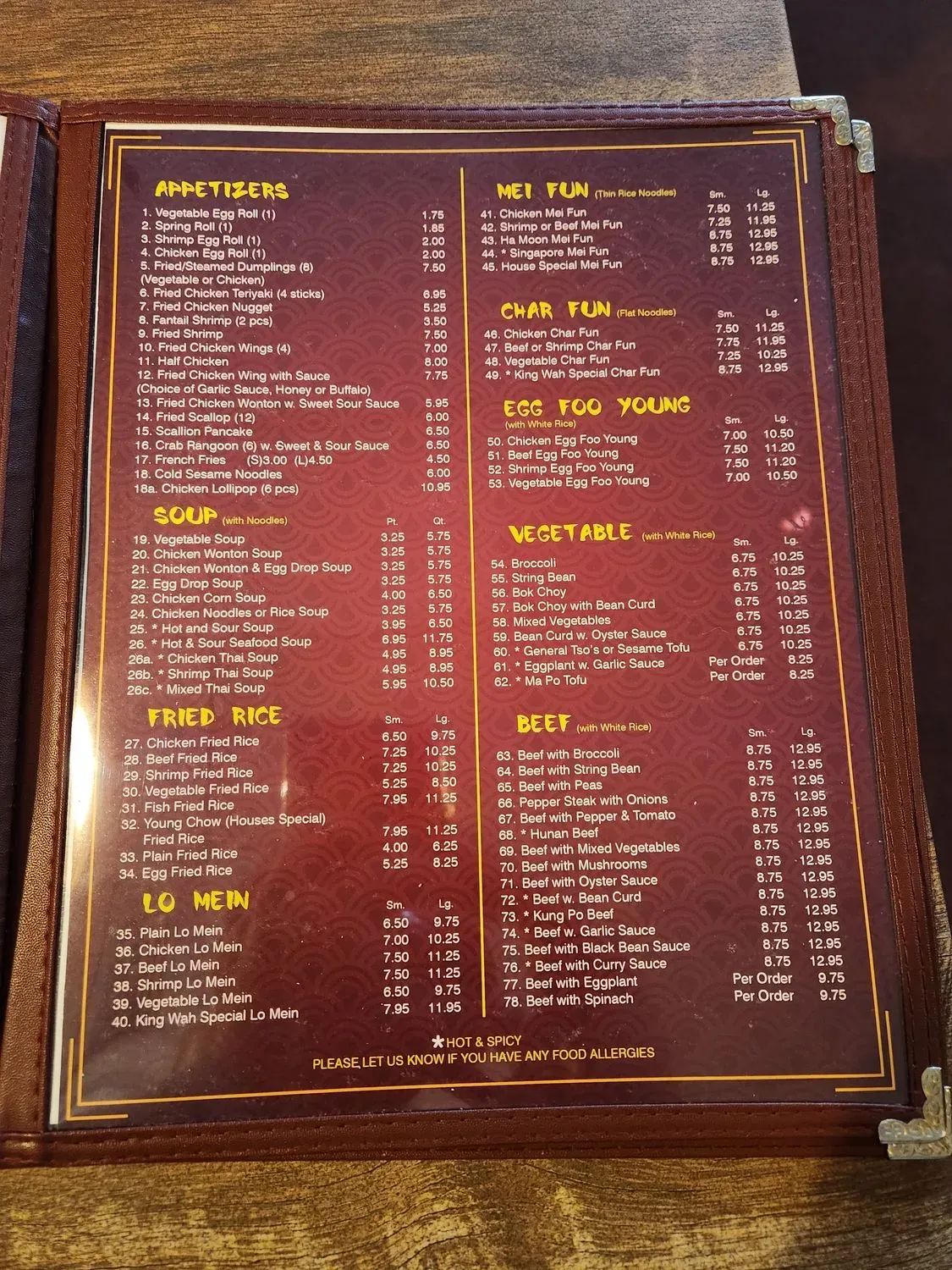 Menu 6