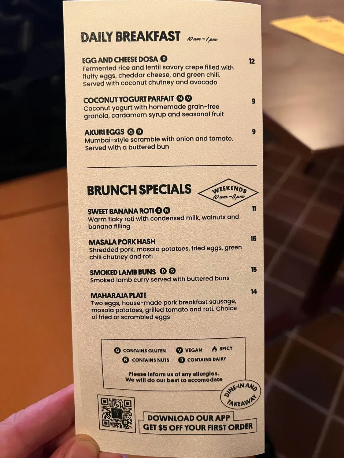 Menu 5