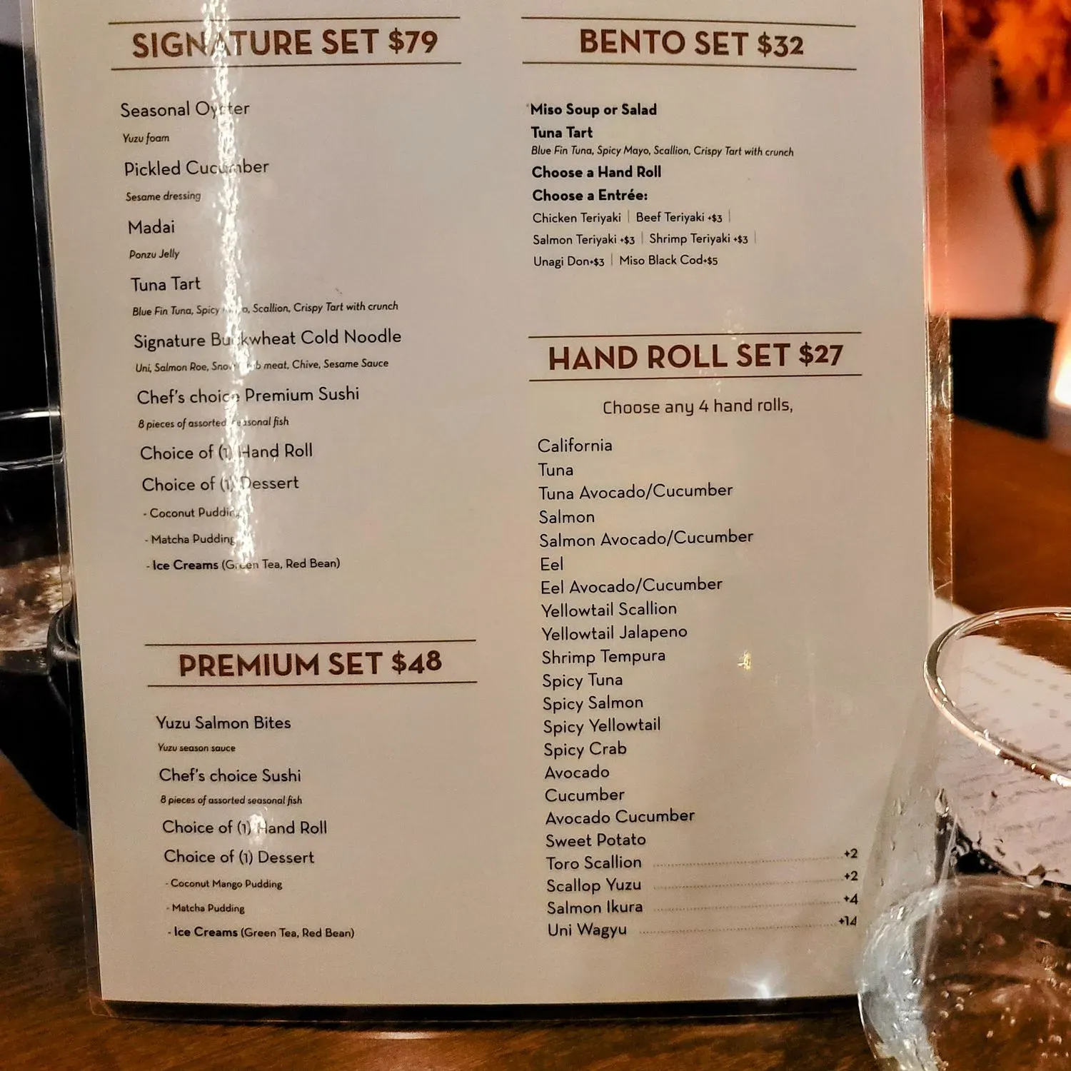 Menu 5