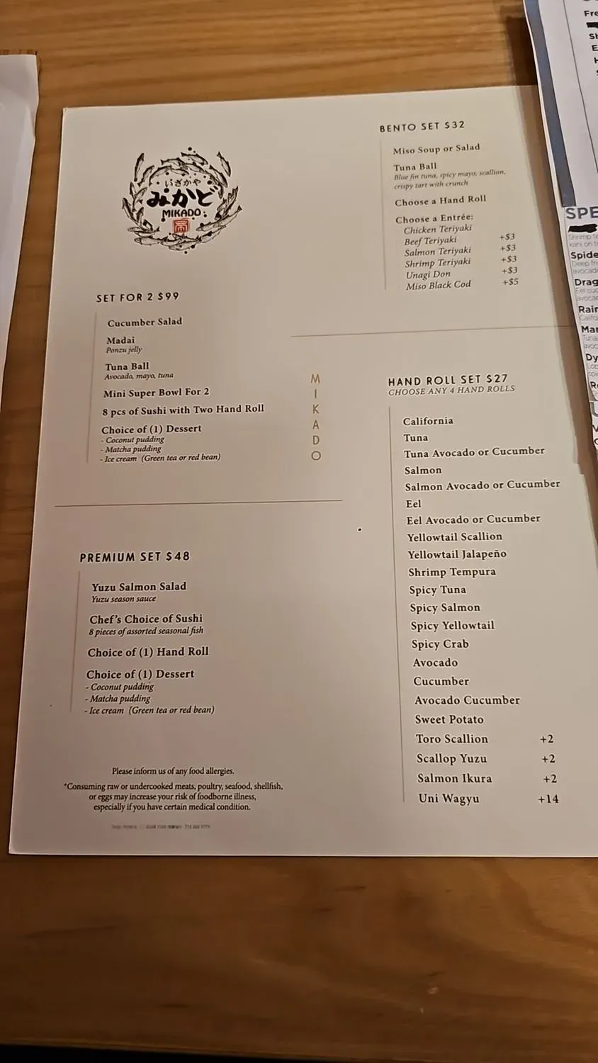 Menu 5